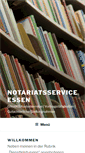 Mobile Screenshot of notariatsservice-essen.de